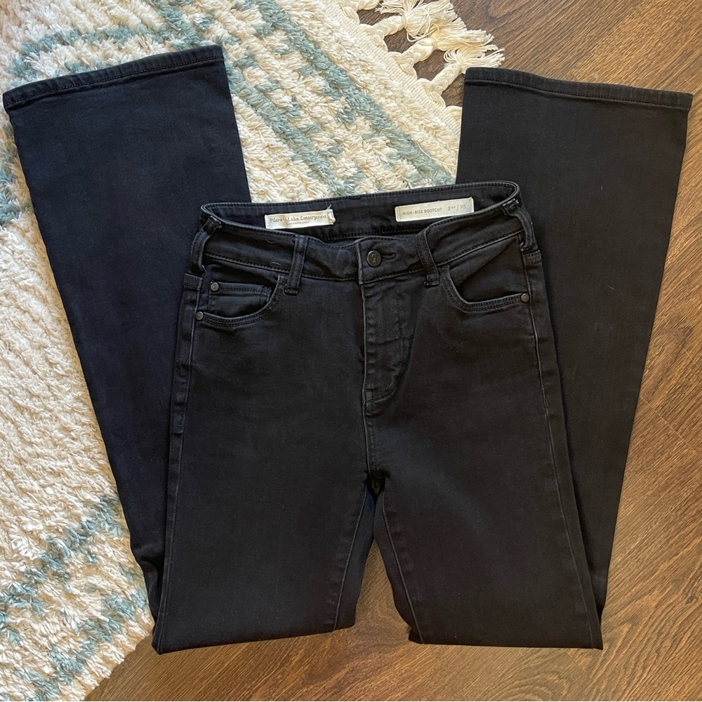 Pilcro High Rise Bootcut Black Jean